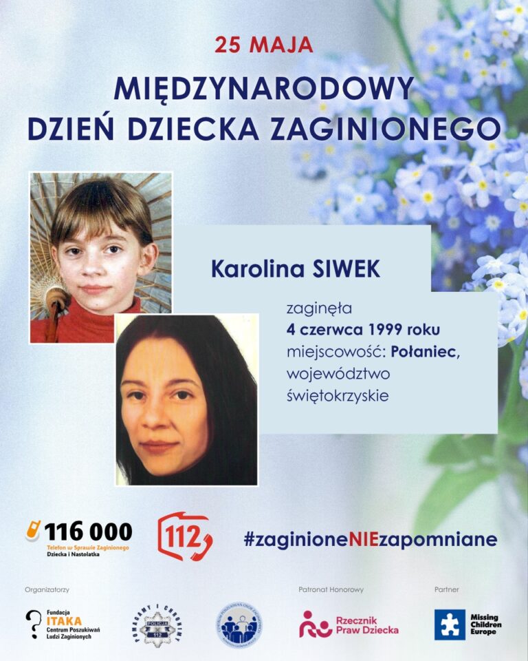 Sprawa Karoliny Siwek #zaginioneNIEzapomniane – Policja Wałbrzych przypomina - Paragraf