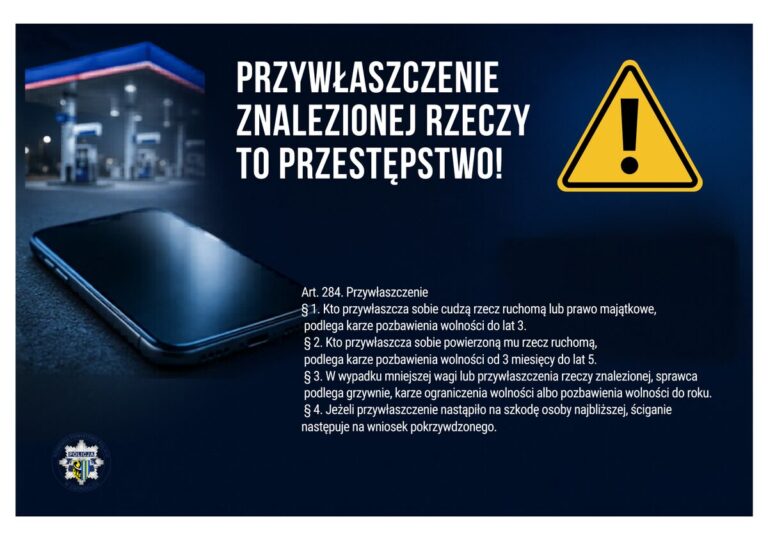 Przywłaszczył telefon na stacji paliw w Zgorzelcu - Paragraf