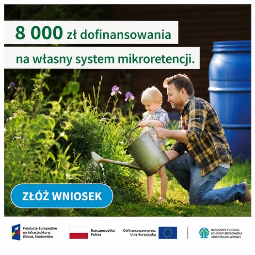 Dofinansowanie do 8 tys. zł na mikroretencję wody na Dolnym Śląsku - Paragraf