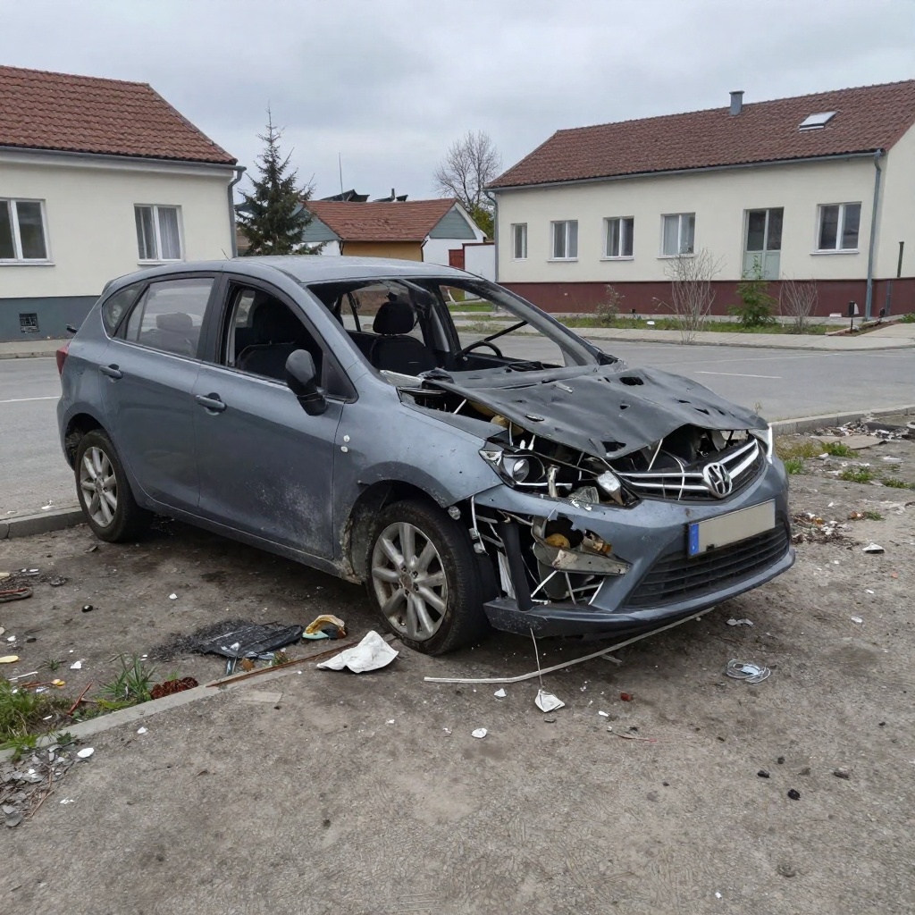 Wałbrzych: Ukradł samochód, spalił – straty 15 tys. zł! - Paragraf