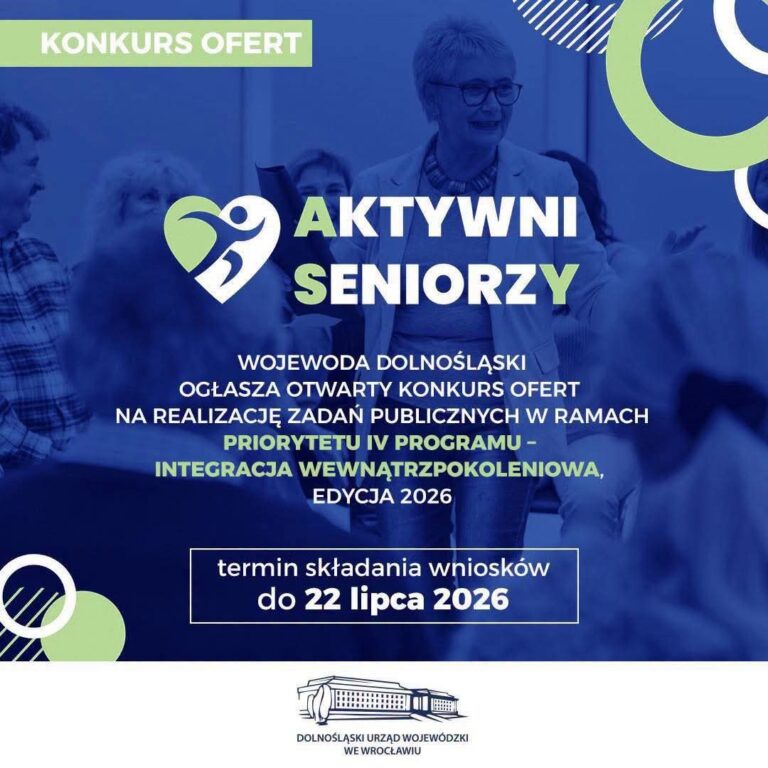 760 tys. zł na wsparcie seniorów na Dolnym Śląsku - Paragraf