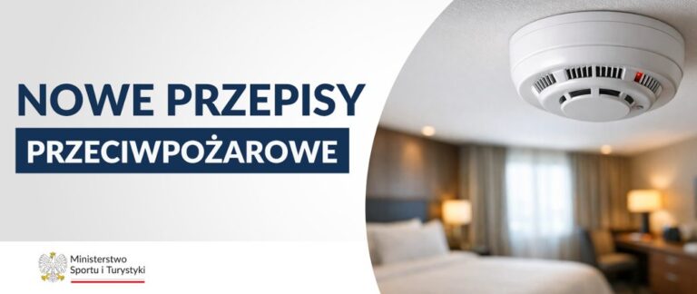Hotele muszą zamontować czujki dymu do 30 czerwca 2026 r. - Paragraf