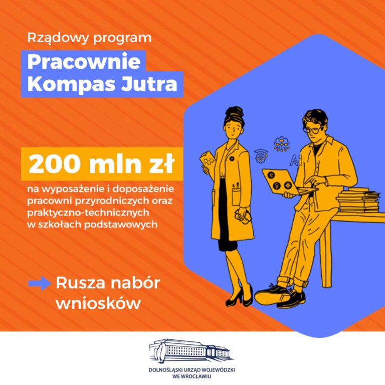 200 mln zł na szkolne Pracownie Kompas Jutra - Edukacja