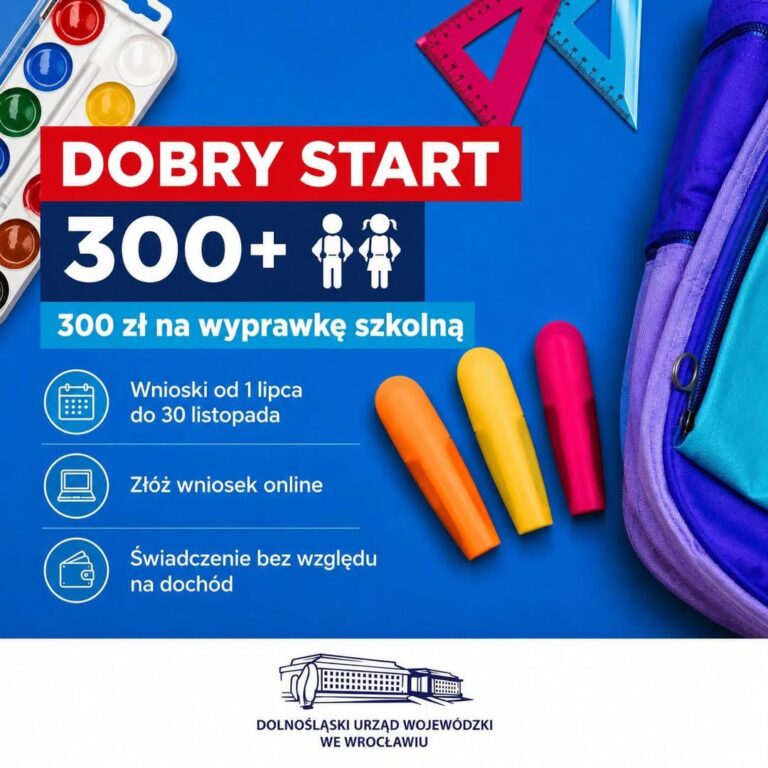 Rodziny na Dolnym Śląsku otrzymują 300 zł na wyprawkę - Edukacja