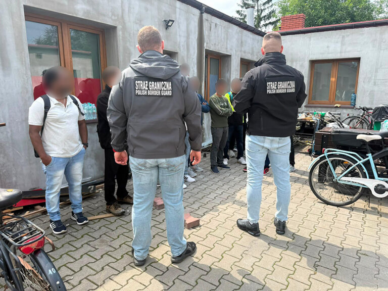 SG zatrzymała 12 nielegalnych migrantów w Łowiczu - Paragraf
