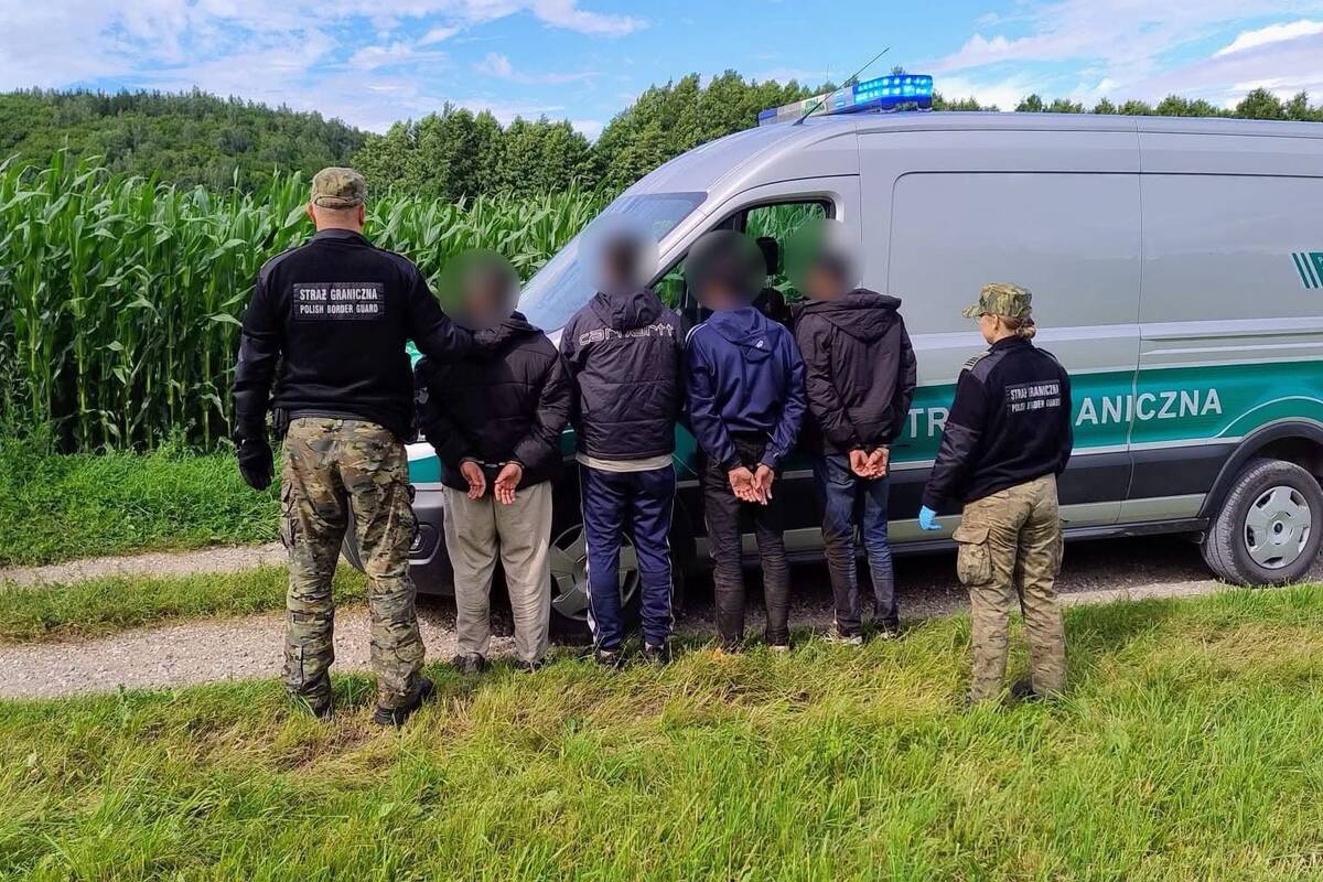 SG zatrzymała 4 migrantów i kierowcę w Rutce-Tartak - Paragraf