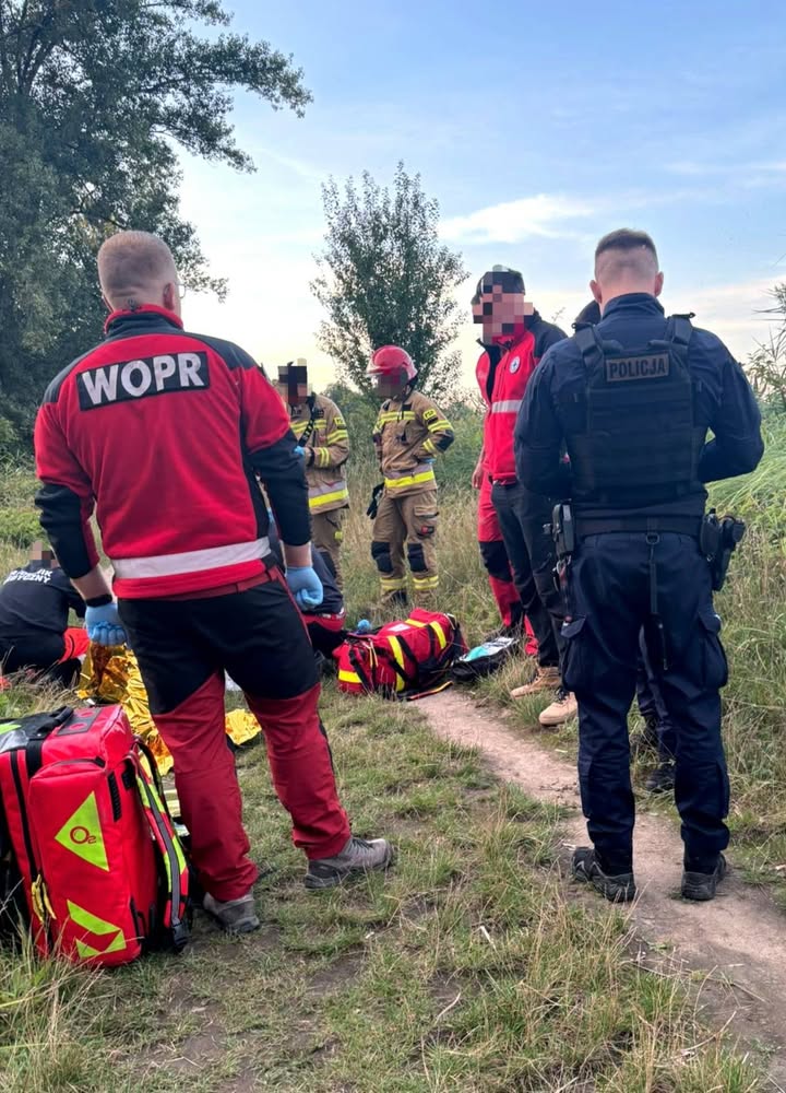 Ratownicy znaleźli nieprzytomną kobietę nad Odrą - Paragraf