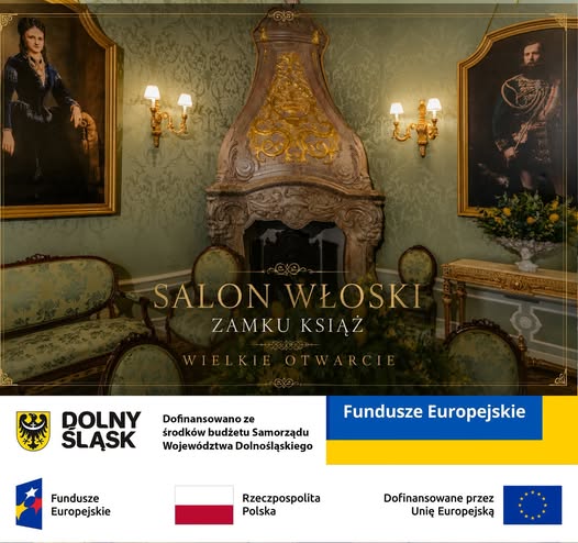 Zamek Książ odzyskał blask Salonu Włoskiego - Paragraf