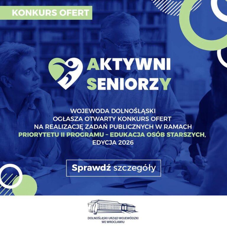 Ponad 500 tys. zł na projekty dla seniorów na Dolnym Śląsku - Paragraf