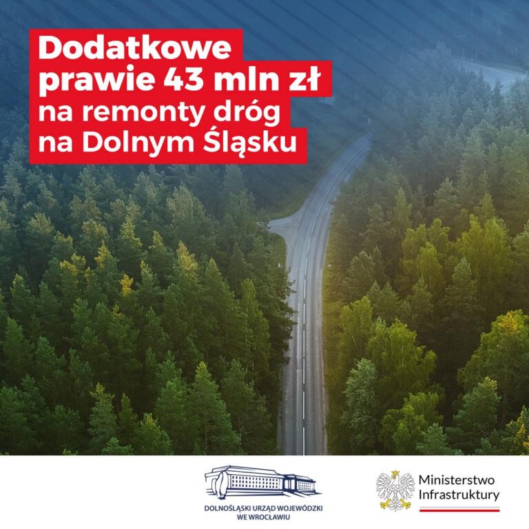 Ponad 42 mln zł na drogi w województwie dolnośląskim - Paragraf