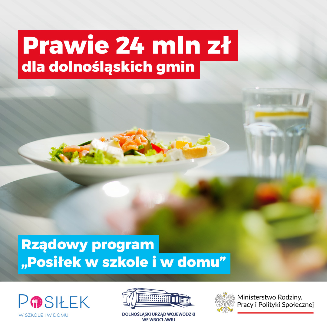 23,7 mln zł na posiłki dla mieszkańców Dolnego Śląska - Edukacja