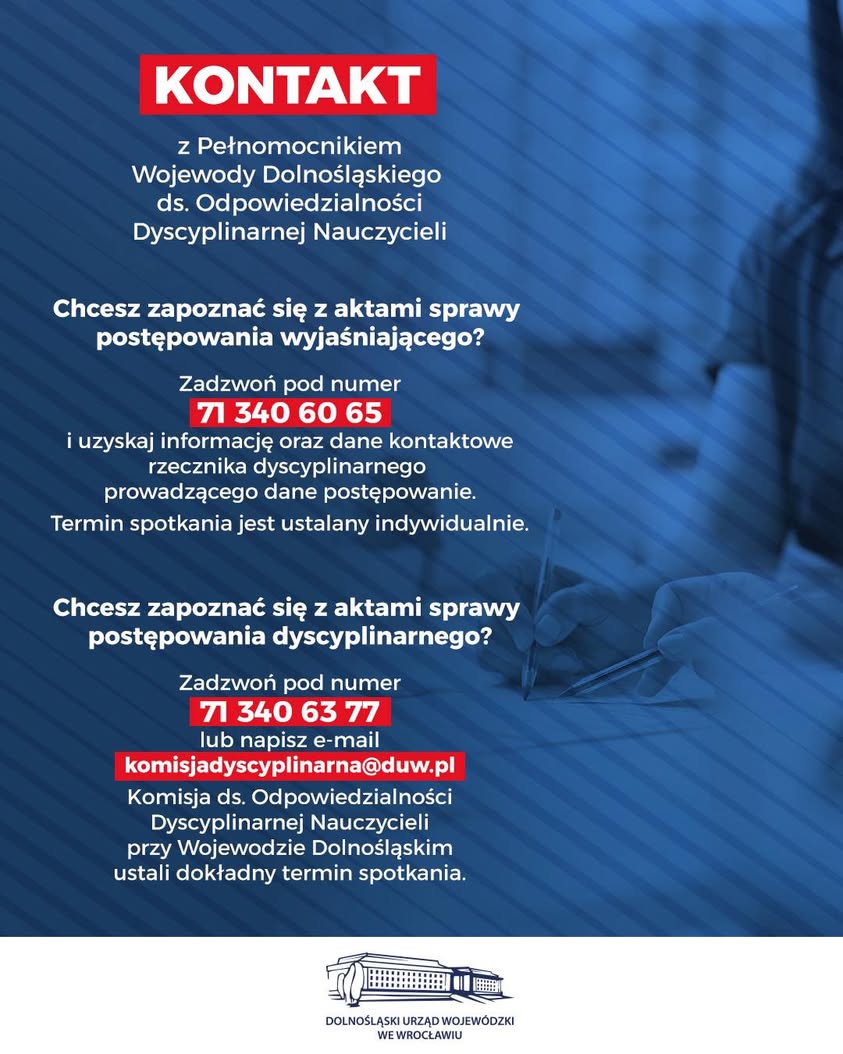 Wojewoda przejmie dyscyplinarki dla nauczycieli - Edukacja